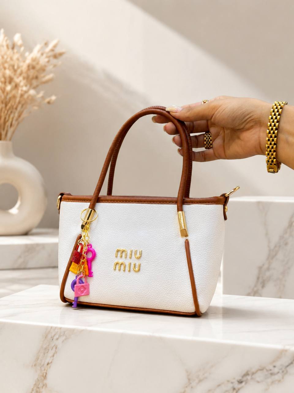 کیف دستی زنانه آریسا Miu Miu | بند بلند