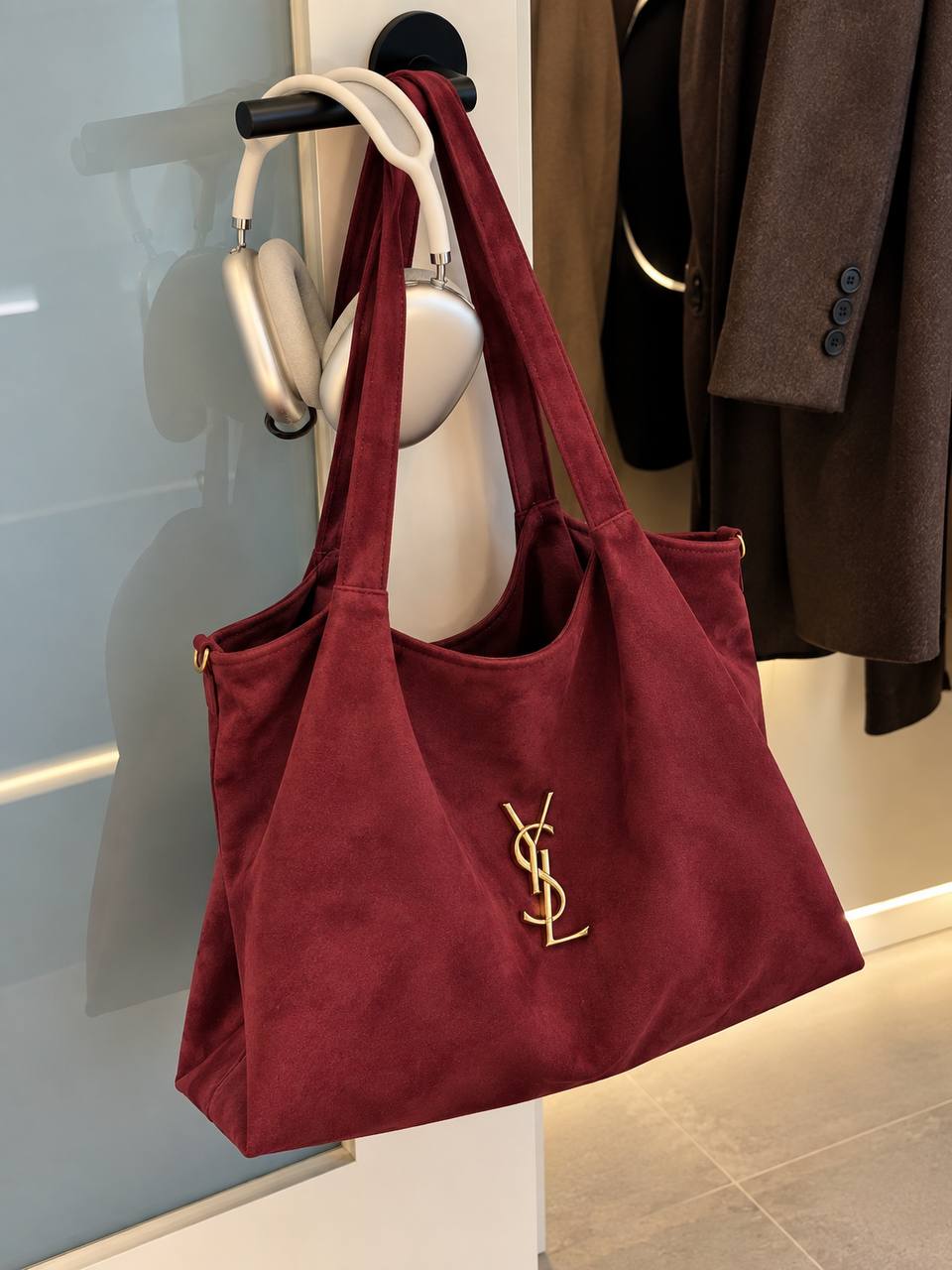 کیف زنانه پرنیکا مدل YSL بزرگ جیر
